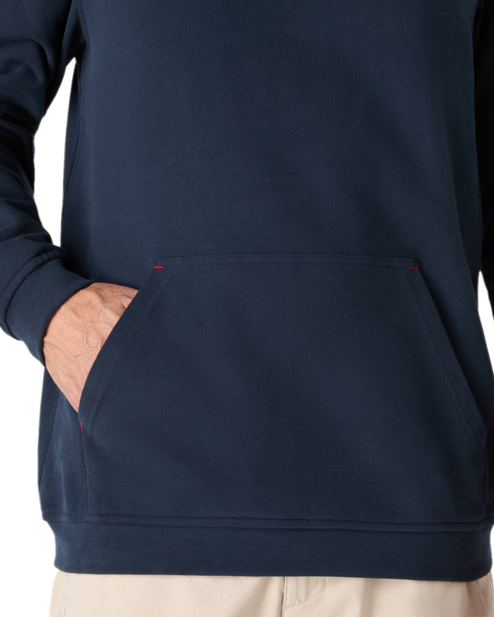 Navy Coloured Musto Mens Classic Hoodie on white background 
