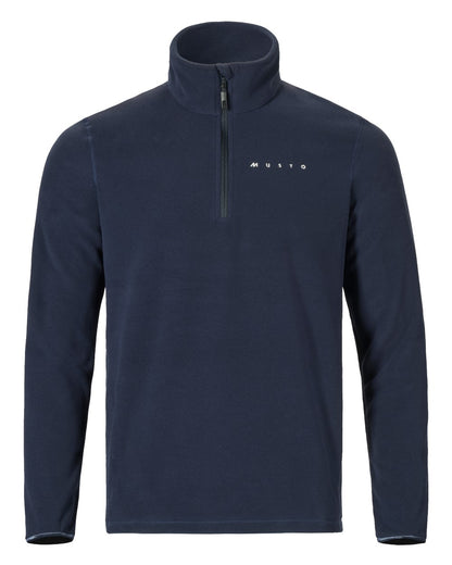 Navy Coloured Musto Mens Evo Polartec 200 Fleece Jacket on white background 