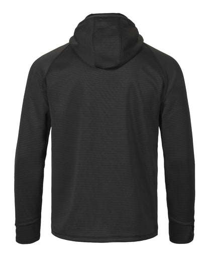 Black Coloured Musto Mens Evo Thermal Hooded Technical Fleece Jacket on white background 
