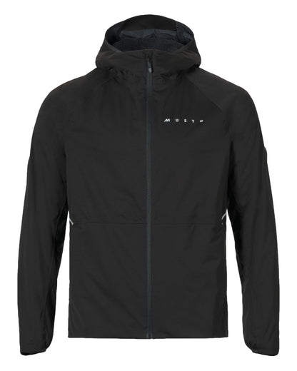 Black Coloured Musto Mens Evo Thermal Primaloft Waterproof Jacket on white background 