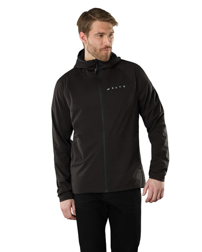 Black Coloured Musto Mens Evo Thermal Primaloft Waterproof Jacket on white background 