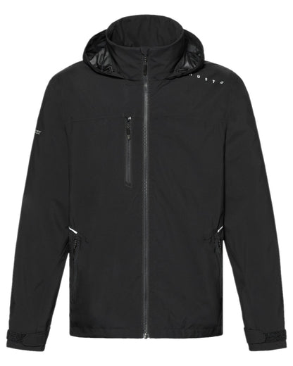 Black Coloured Musto Mens Evo Waterproof Crew Jacket on white background 