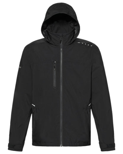 Black Coloured Musto Mens Evo Waterproof Crew Jacket on white background 
