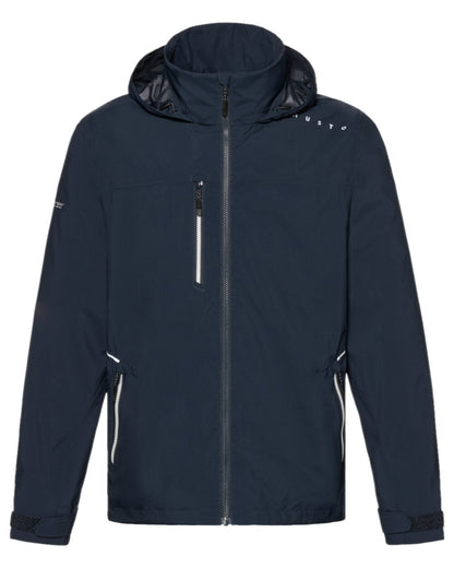 Navy Coloured Musto Mens Evo Waterproof Crew Jacket on white background 