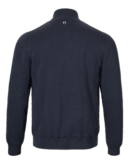 Navy Coloured Musto Mens Evo Windproof Knit Jacket on white background 