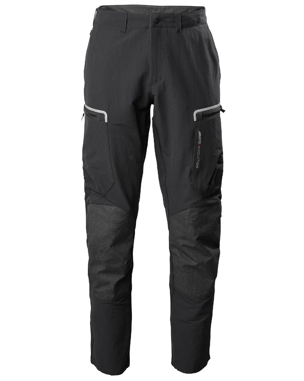 Black coloured Musto Mens Evolution Performance Trouser 2.0 on white background 