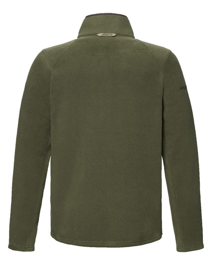 Deep Green Coloured Musto Mens Fenland 200 Polartec Fleece Jacket on White Background 