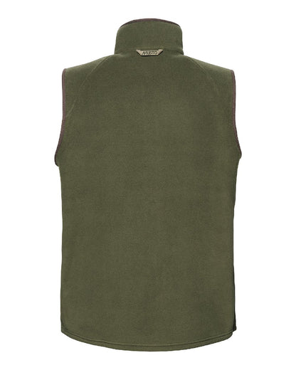 Deep Green Coloured Musto Mens Fenland 200 Polartec Vest on White Background 