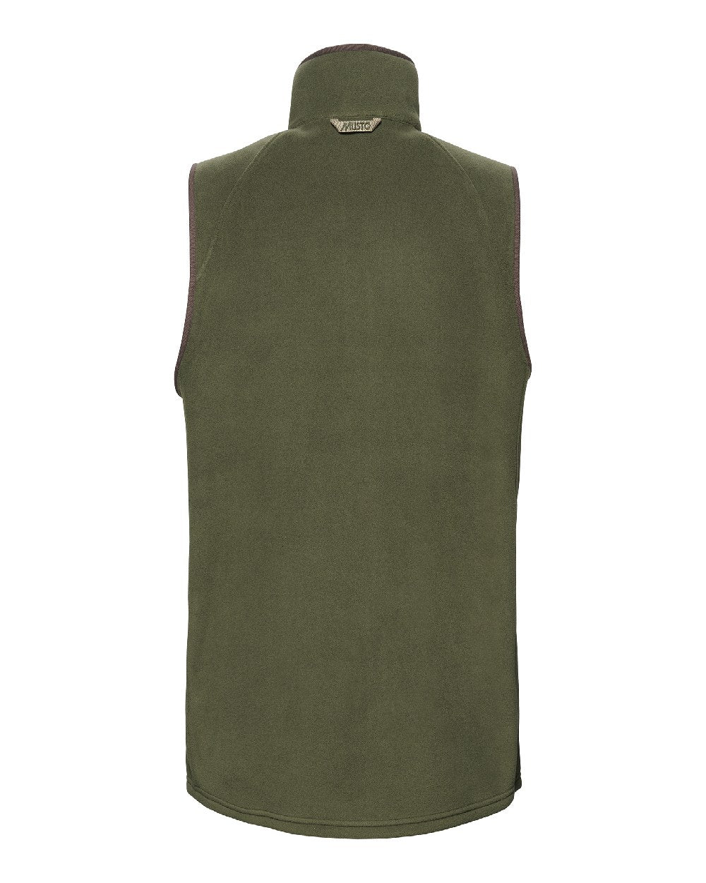 Deep Green Coloured Musto Mens Fenland 200 Polartec Vest on White Background 