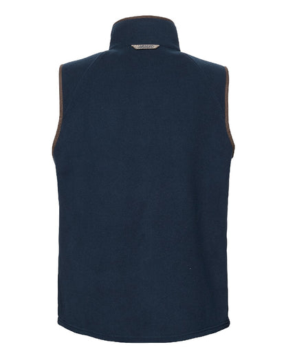 Navy Coloured Musto Mens Fenland 200 Polartec Vest on White Background 