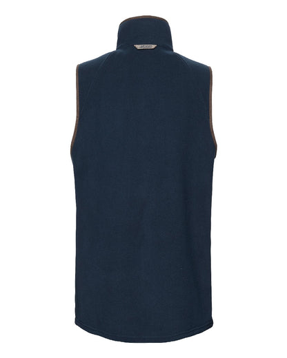 Navy Coloured Musto Mens Fenland 200 Polartec Vest on White Background 