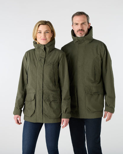 Deep Green Coloured Musto Mens  Fenland Jacket 3.0 on White Background 
