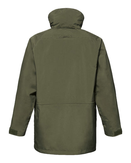Deep Green Coloured Musto Mens  Fenland Jacket 3.0 on White Background 