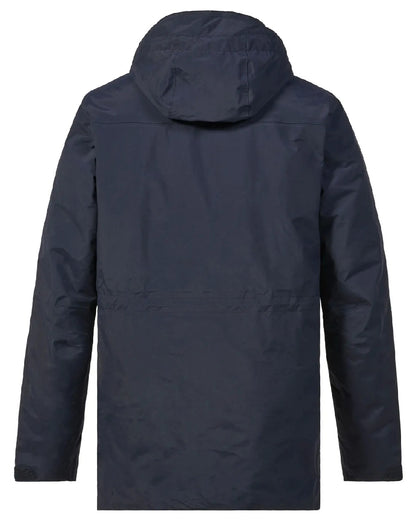 Navy coloured Musto Mens Marina Primaloft 3 in 1 Parka on white background 