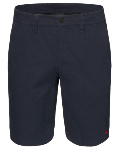 Navy Coloured Musto Mens Original Bermuda Shorts on white background 