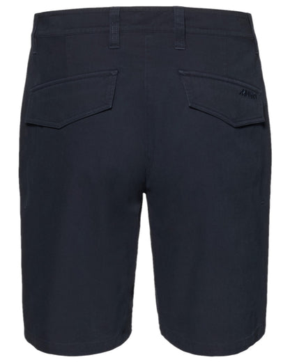 Navy Coloured Musto Mens Original Bermuda Shorts on white background 