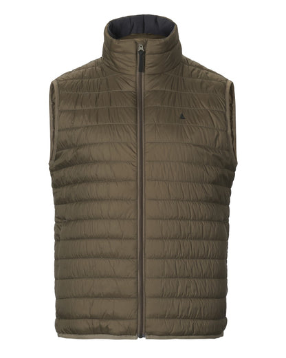 Crocodile Coloured Musto Mens Original Lite Puffer Vest on white background 