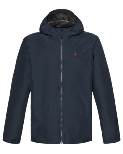 Navy Coloured Musto Mens Original Rain Jacket on white background 