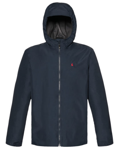 Navy Coloured Musto Mens Original Rain Jacket on white background 