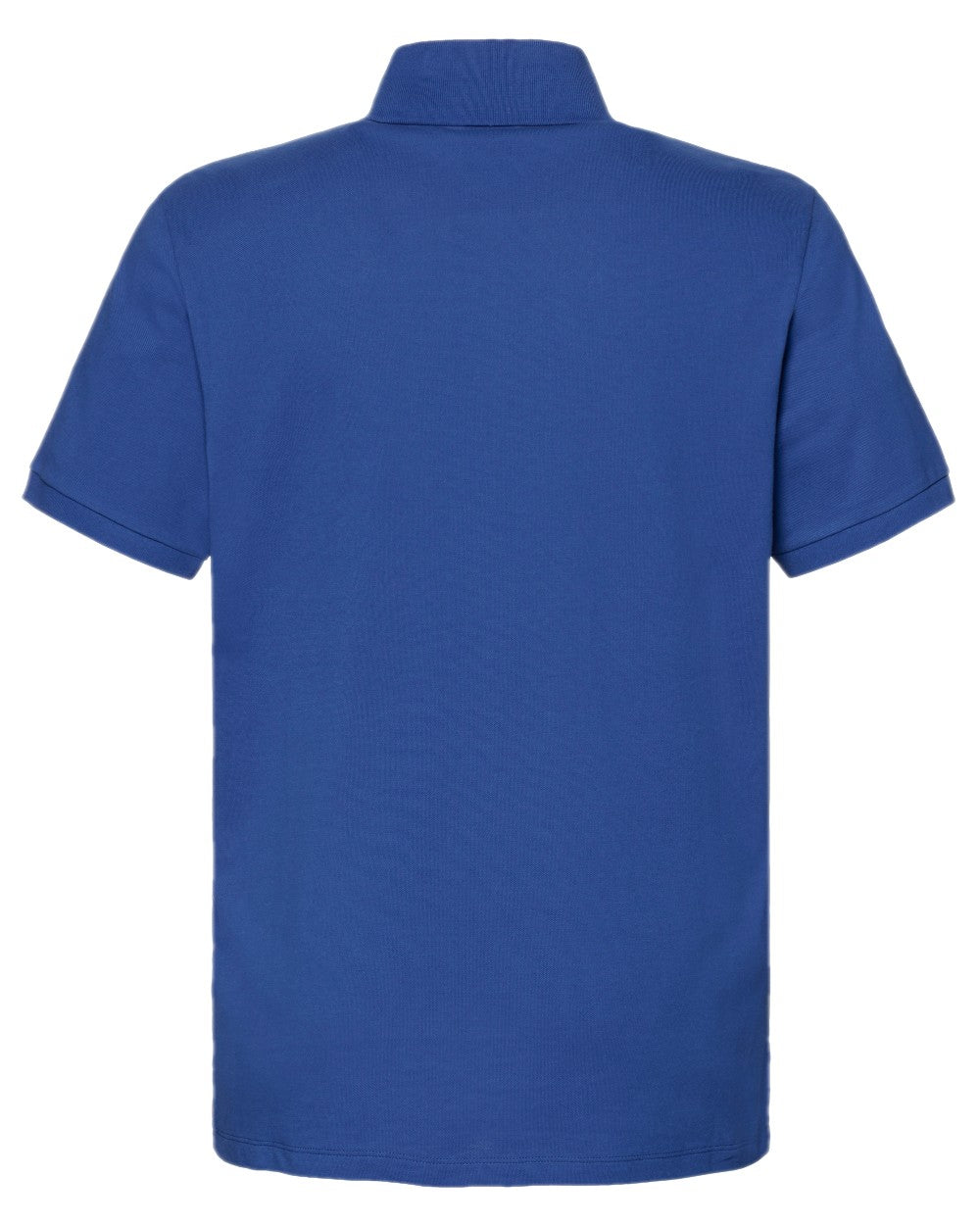 Mazarine Blue Coloured Musto Mens Original Short Sleeve Polo Shirt on white background
