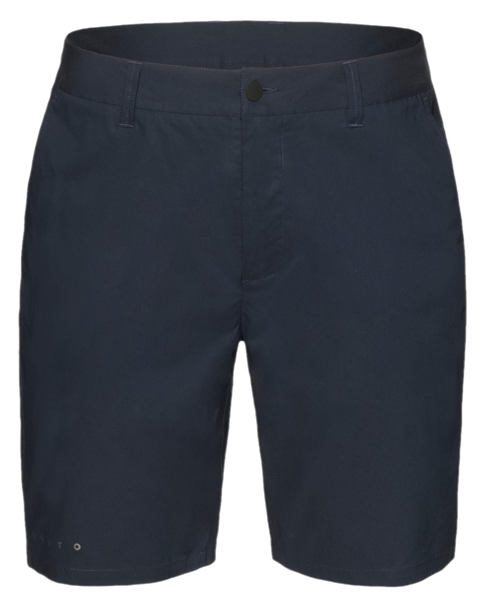 Navy Coloured Musto Mens Rib Fast Dry Shorts on white background 