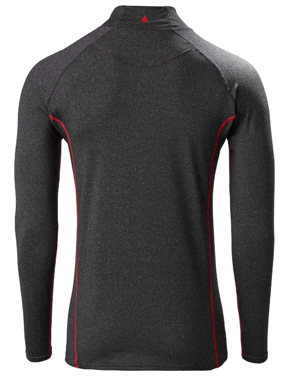 Dark Grey Marl coloured Musto Mens Thermal Base Layer Long-Sleeve Top on white background 