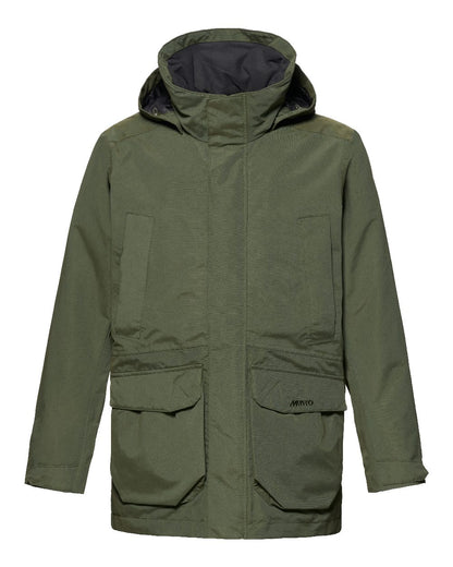 Deep Green Coloured Musto Mens Westmoor Waterproof Jacket on White Background 