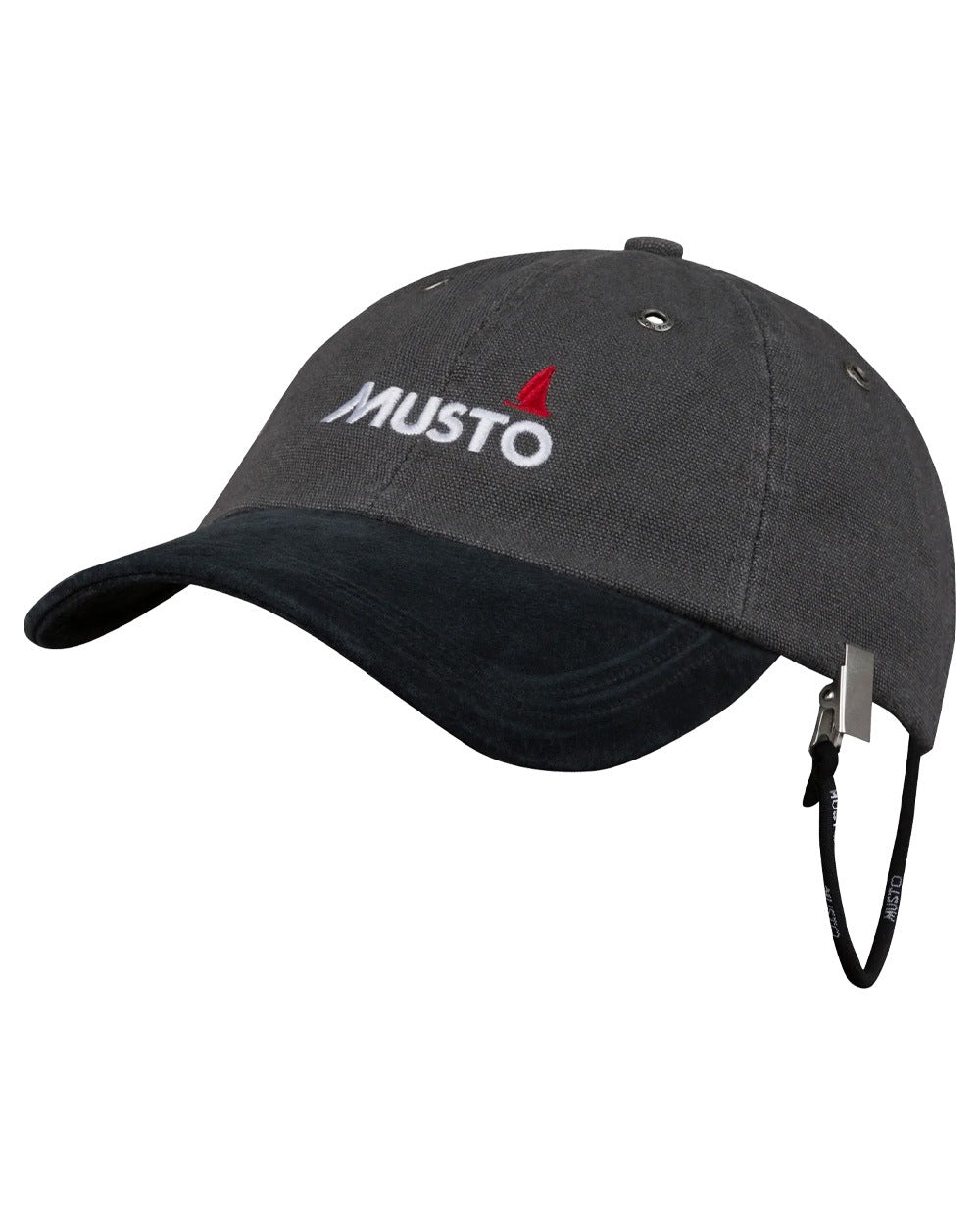 Dark Grey Coloured Musto Original Crew Cap on white background 