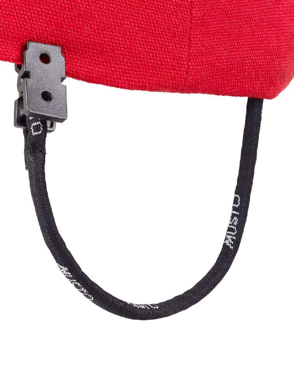True Red Coloured Musto Original Crew Cap on white background 