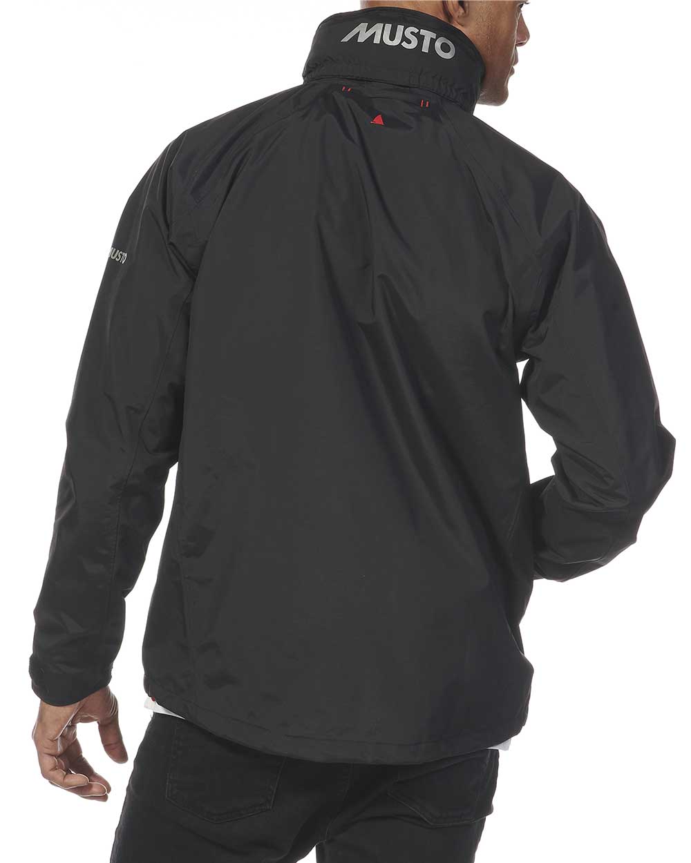 Black coloured Musto Sarinia Jacket on White background 