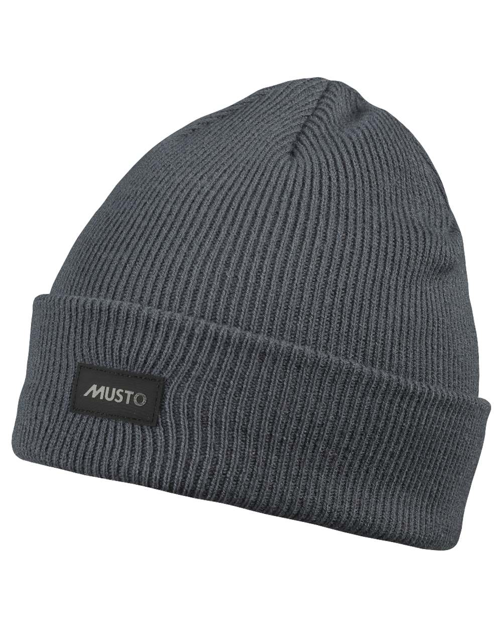Ombre Blue Musto Shaker Cuff Beanie on white background 