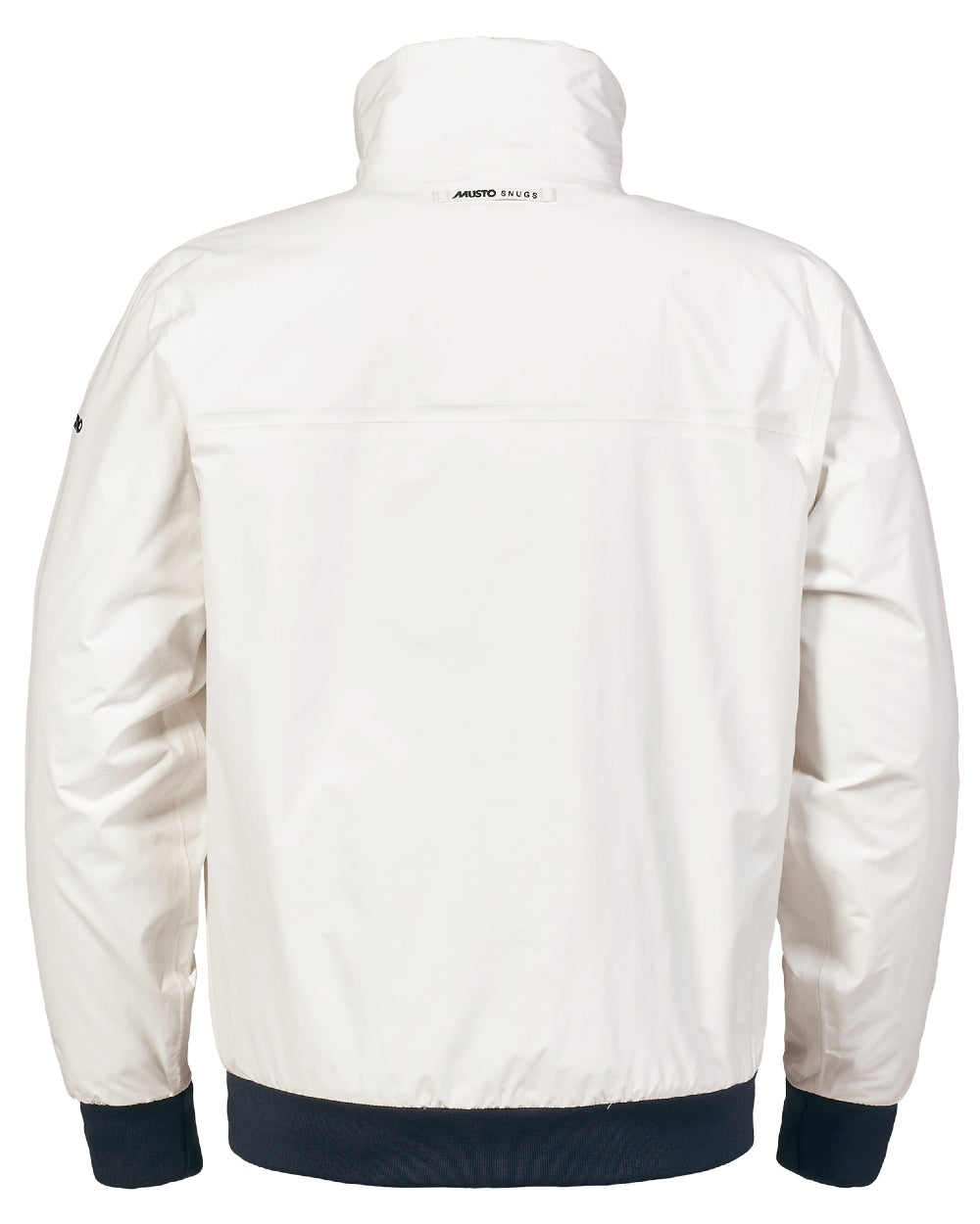 Antique Sail White coloured Musto Snug Blouson Jacket 2.0 on white background 