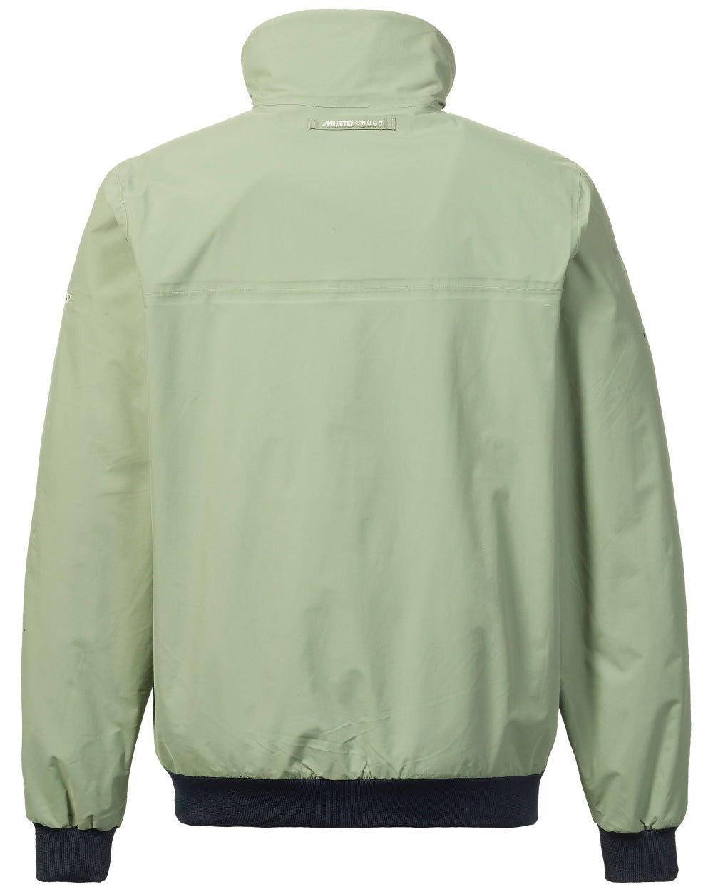 Sea Spray coloured Musto Snug Blouson Jacket 2.0 on white background 