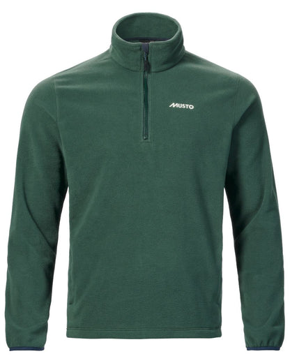 Darkest Spruce coloured Musto Snug Fleece 2.0 on white background 