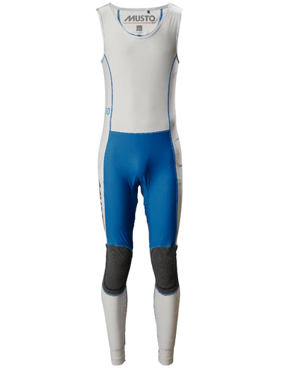 Light Grey Sky Diver coloured Musto Sunblock Dynamic Long John on white background 