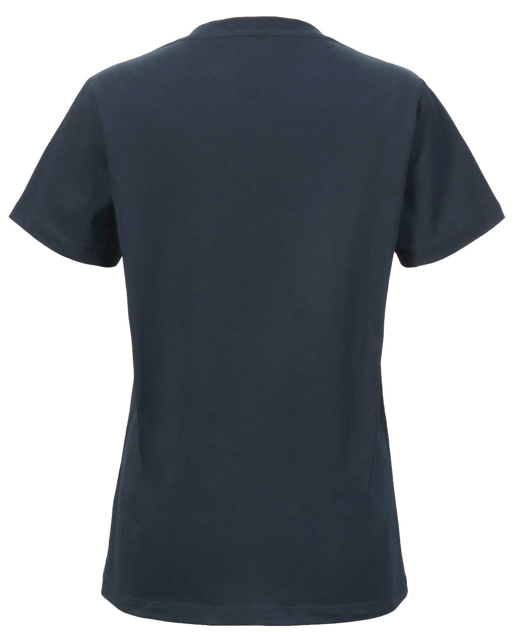 Navy Coloured Musto Womens 1964 Short Sleeve T-Shirt On A White Background 