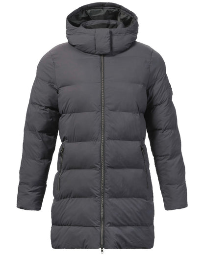 Carbon Coloured Musto Womens Active Puffer Coat on white background 