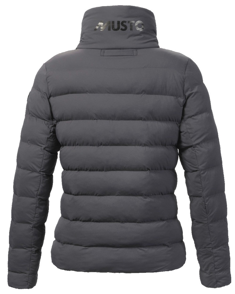 Carbon Coloured Musto Womens Active Puffer Jacket on white background 