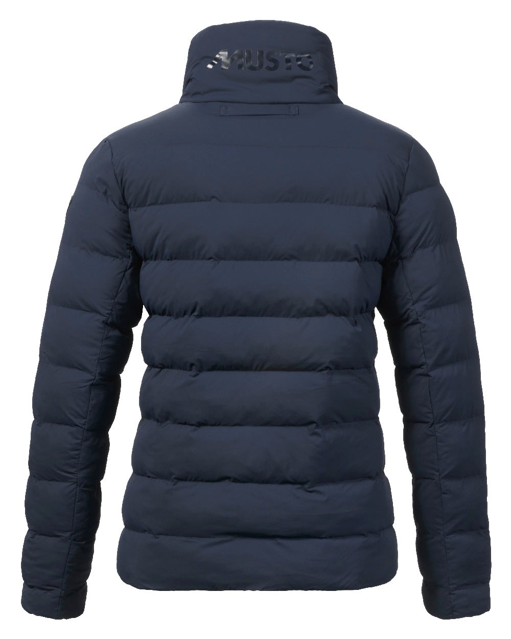 Navy Coloured Musto Womens Active Puffer Jacket on white background 