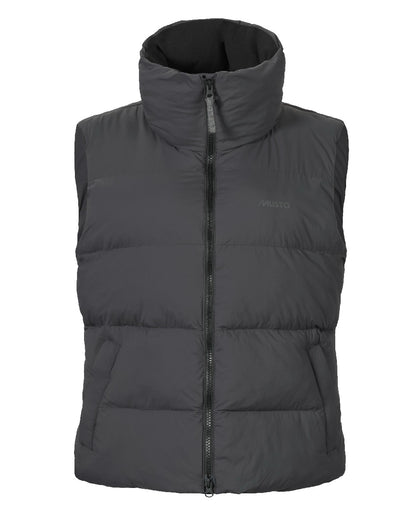 Carbon Coloured Musto Womens Active Puffer Vest on white background 