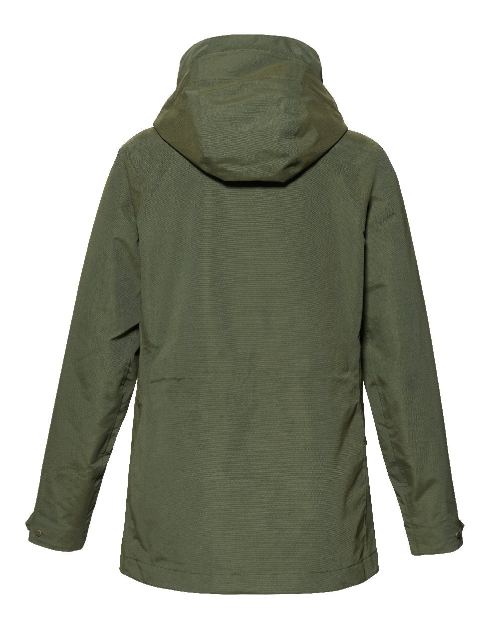 Deep Green Coloured Musto Womens Burnham Waterproof Jacket on White Background 