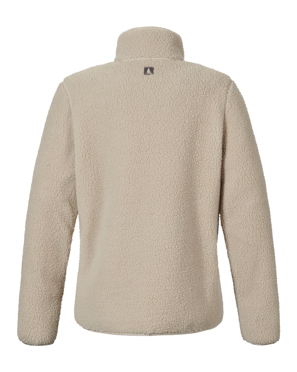 Pure Cashmere Coloured Musto Womens Cover Deep Pile Fleece Jacket on white background 