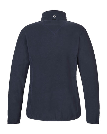 Navy Coloured Musto Mens Cover Deep Pile Fleece Vest on white background 