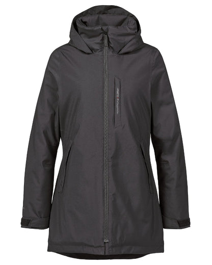 Black coloured Musto Womens Evolution Newport Osm Primaloft Parka on white background 