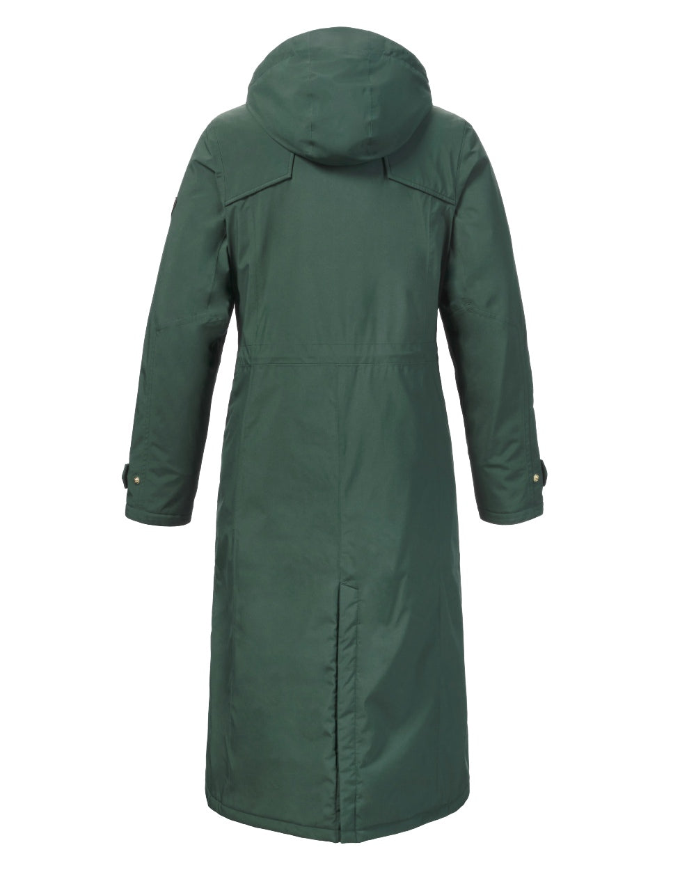 Darkest Spruce Coloured Musto Womens Odyssey Waterproof Coat on white background 
