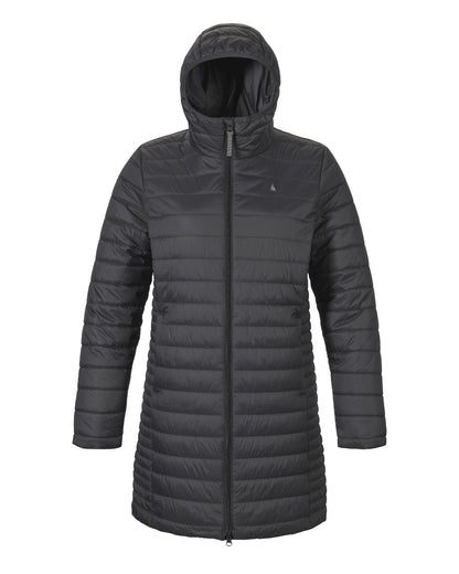 Carbon Coloured Musto Womens Original Lite Puffer Coat on white background 