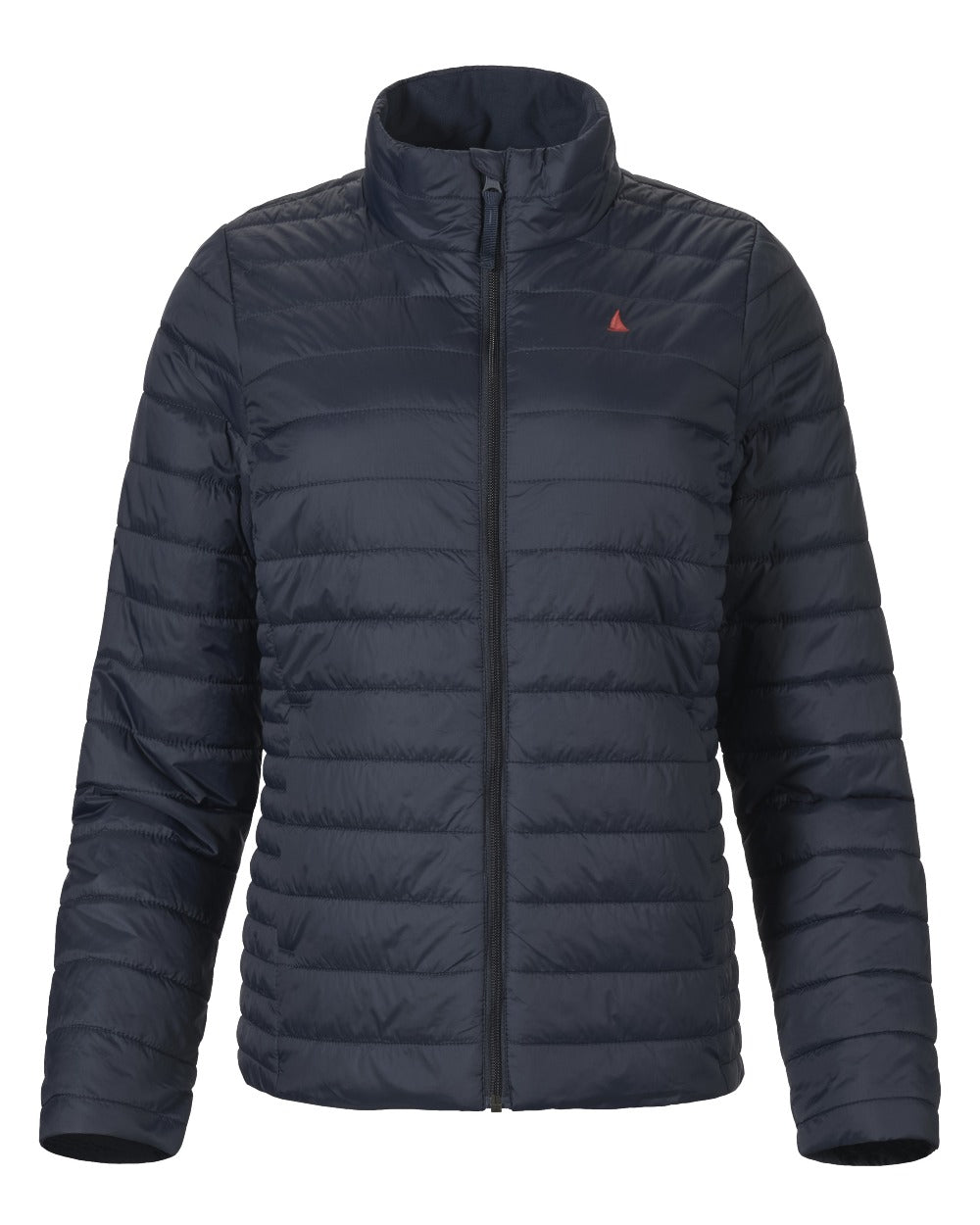 Navy Coloured Musto Womens Original Lite Puffer Jacket on white background 