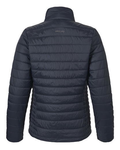 Navy Coloured Musto Womens Original Lite Puffer Jacket on white background 