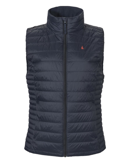 Navy Coloured Musto Womens Original Lite Puffer Vest on white background 