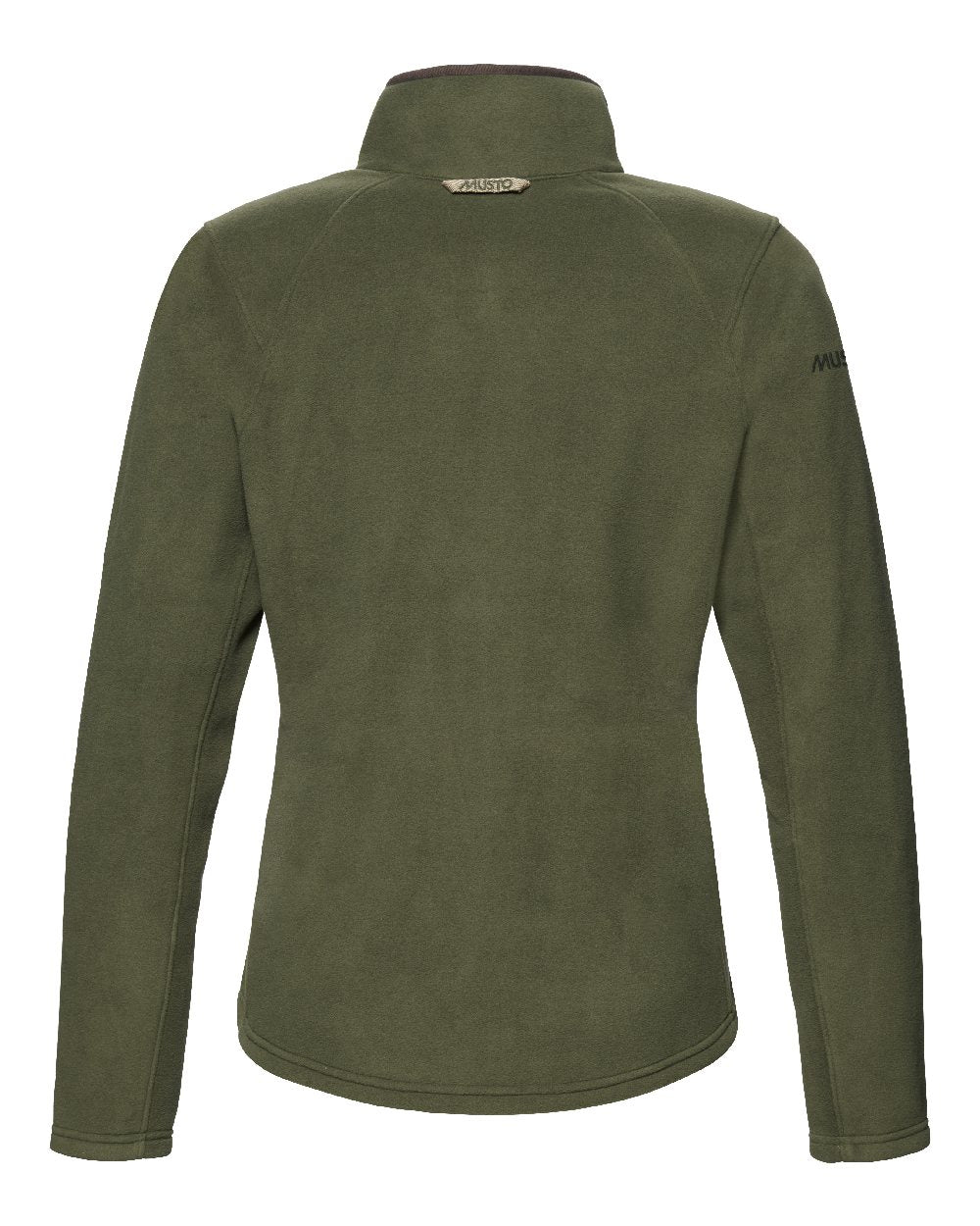 Deep Green Coloured Musto Womens Fenland 200 Polartec Jacket on White Background 
